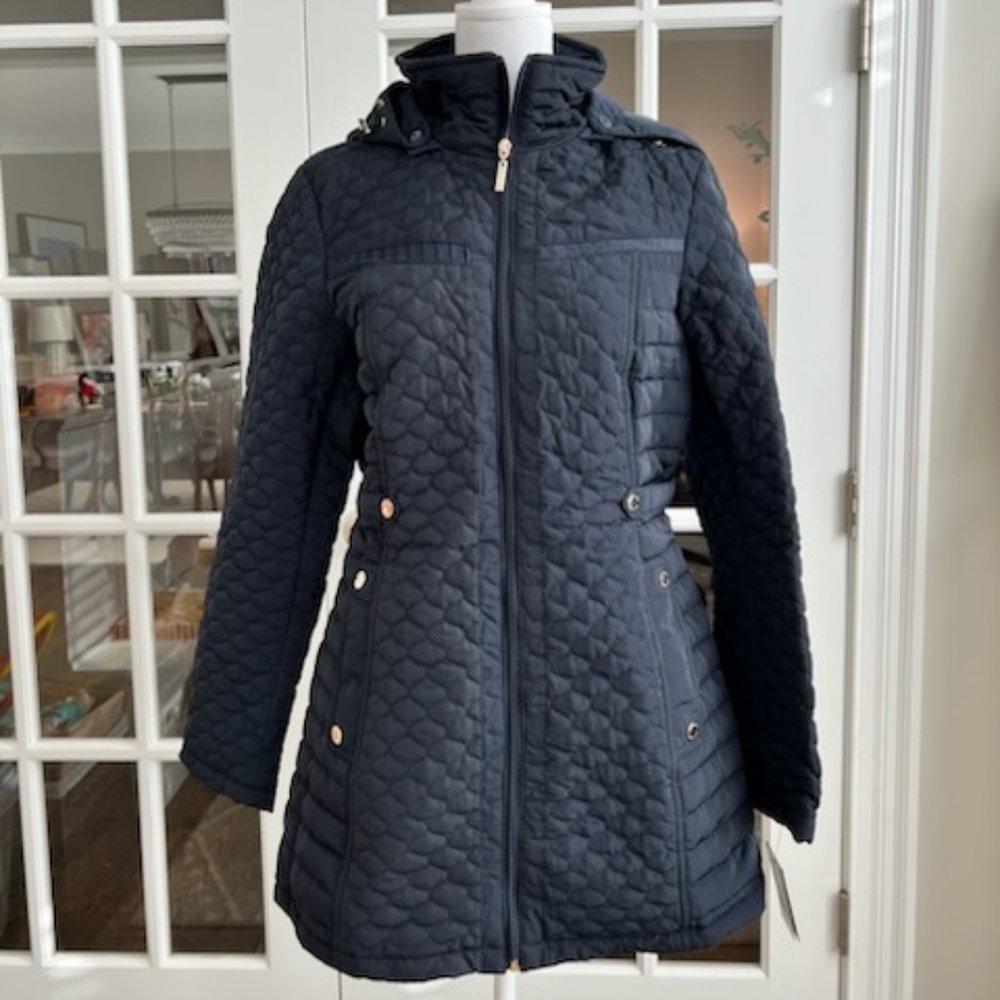 Gallery Hooded Quilted Coat - NWT - Small